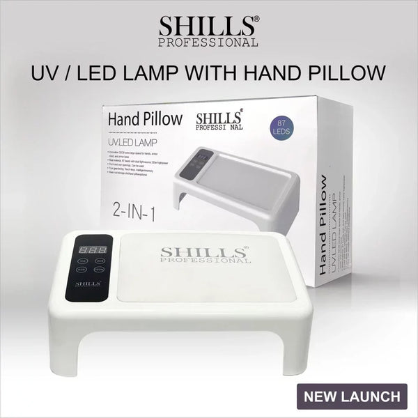 Shills Professional Hand Pillow UV,LED LAMP 2-IN-1