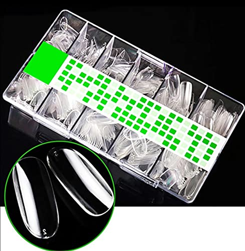 Shills Professional 500 pcs Oval Soft Gel Tips-Clear