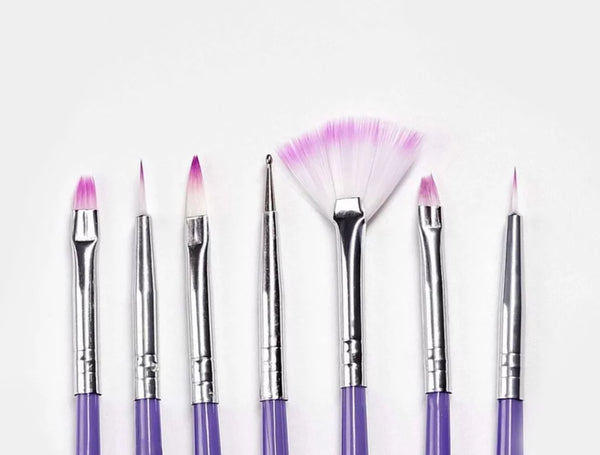 Shills Professional Nail Art Purple Brush