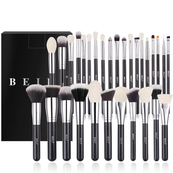 BEILI 30Pcs Goat-Wood Professional Makeup Brush Set