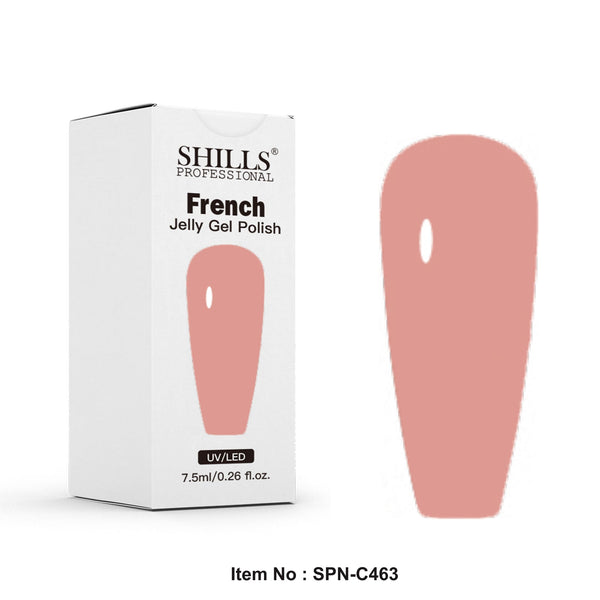 Shills Professional UV/LED French Jelly gel polish C463-C469