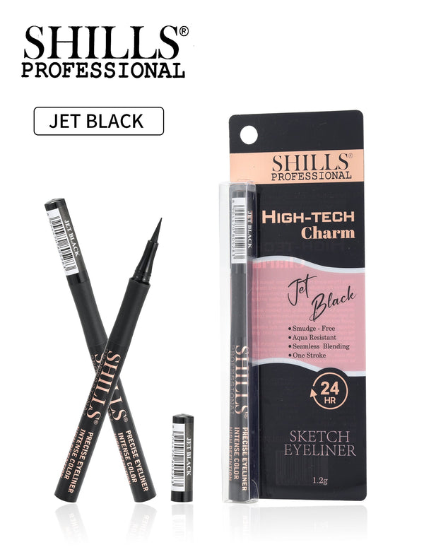 Shills Professional High Tech Charm Pure Jet Black Eyeliner
