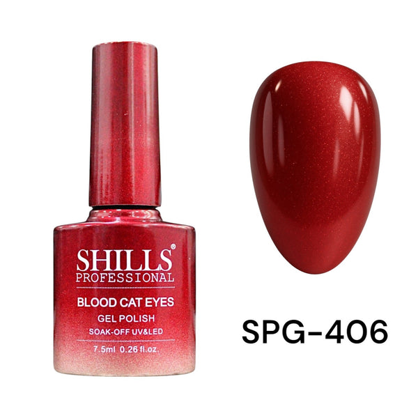 Shills Professional Blood Cat Eye Polish SPG-406