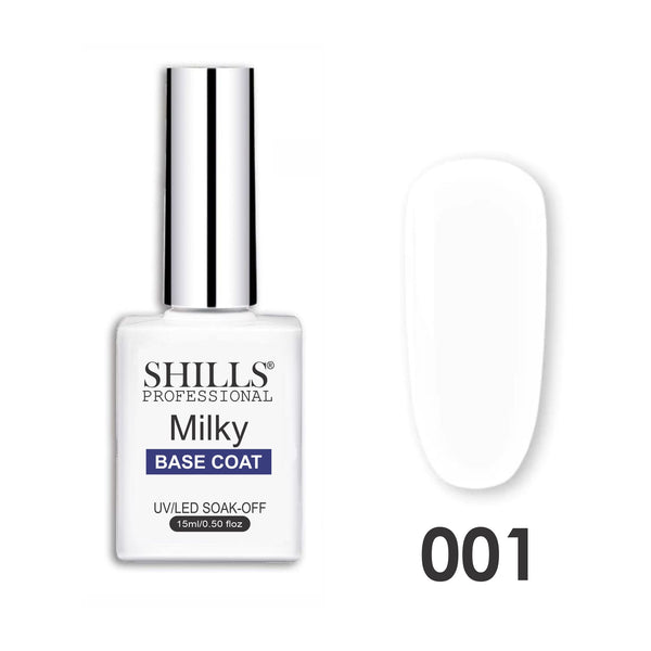 Shills milky base gel polish 01-12