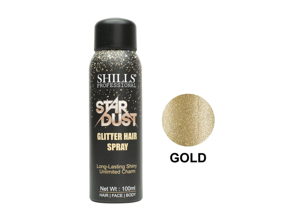 Shills Professional Star Dust Hair Spray Gold