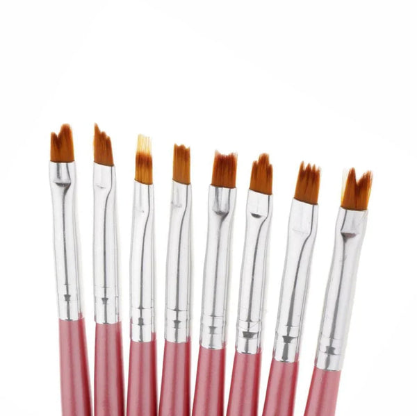 Shills Professional Nail Art Ombre Brush Set 8pcs