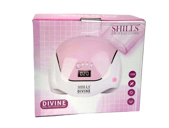 Shills 120W UV/LED Nail Lamp with LCD Timer Display for Quick Gel Curing






