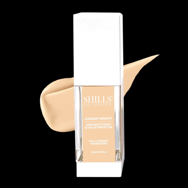 Shills Exclusive 24HR Full Coverage Foundation 01 Gobi