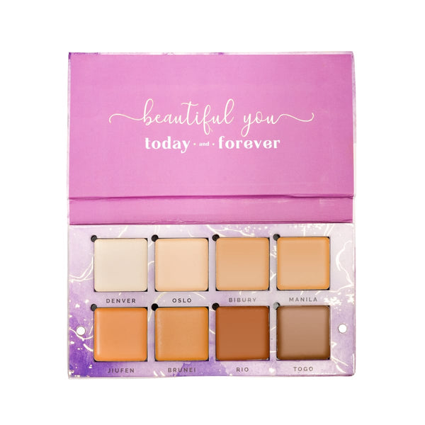 Aflairza One For All Palette Foundation, Concealer, Blush and Contour