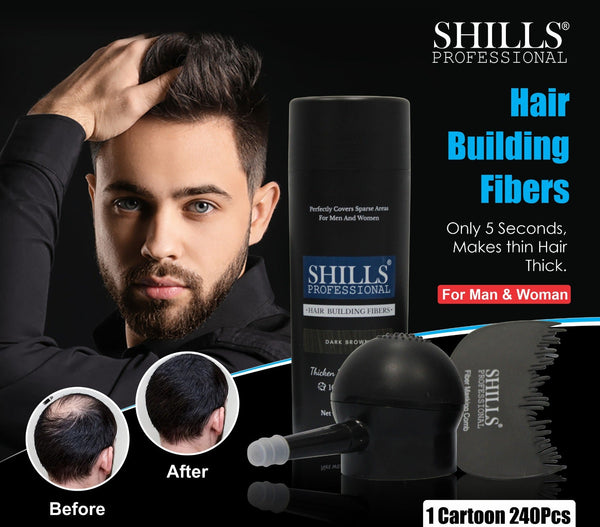 Shills Professional Hair Fiber With Pump-Black.
