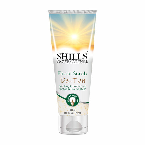 Shills Professional De Tan Facial Scrub 200ml