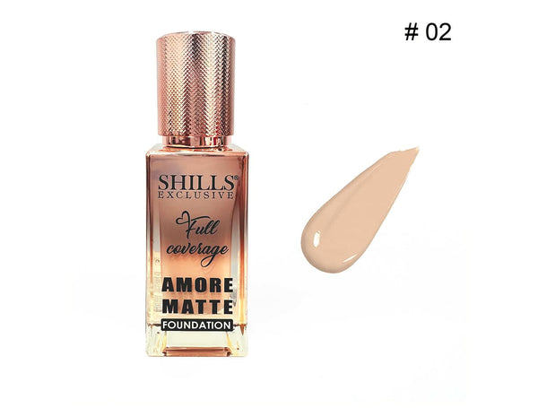 Shills Exclusive Full Coverage Amore Matte Foundation 02