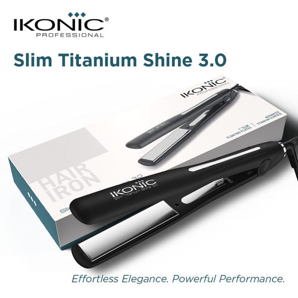 IKONIC HAIR STRAIGHTENER - SLIM TITANIUM SHINE 3.0