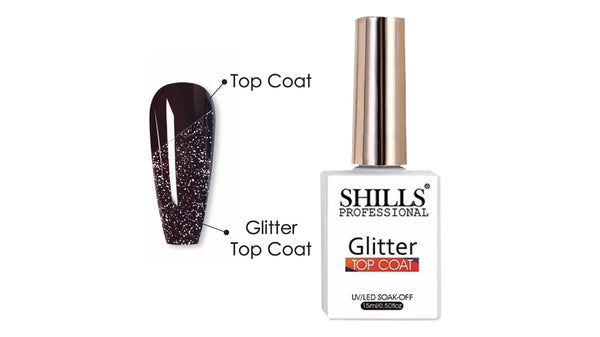 Shills Professional Glitter Top Coat 15ml