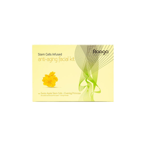 RAAGA Stem Cell Anti-Aging Facial Kit with Swiss Apple Stem Cells & Evening Primrose | 61 g