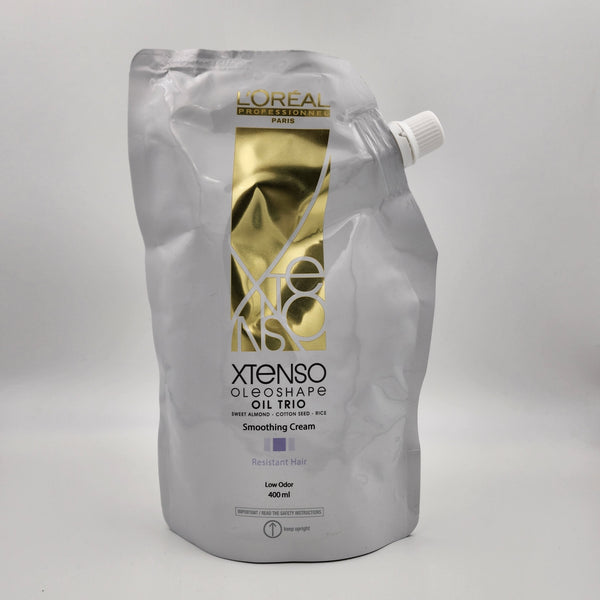 Loreal Professionnel Paris Xtenso Oleoshape Oil Trio Smoothing Cream Resistant Hair 400ml